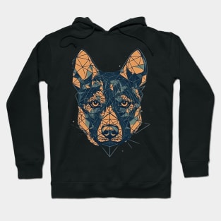 Geometric dog Hoodie